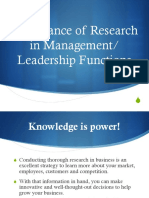 Research For Leadership