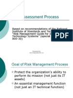 Risk Assessment Process Nist 80030 7383