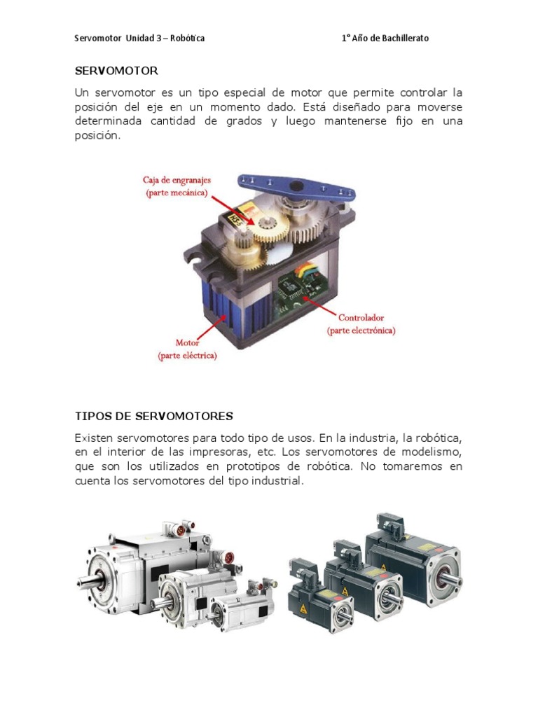 Que Es Un Servo Motor PDF