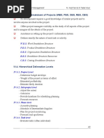 IV.3. Structural Breakdown of Projects (WBS, PBS, OBS, RBS, CBS)