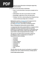 Lecture Notes - Management Information System