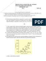 Annual Examination Class Xi Chemistry (2020-2021) Subjective