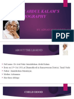 DR: A.P.J Abdul Kalam'S Biography: By: Adnan Mohammed Ali
