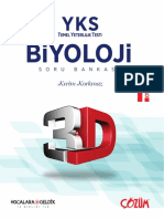 3D YKS Biyoloji Soru Bankası 1. Oturum Çözümleri (PDFDrive)