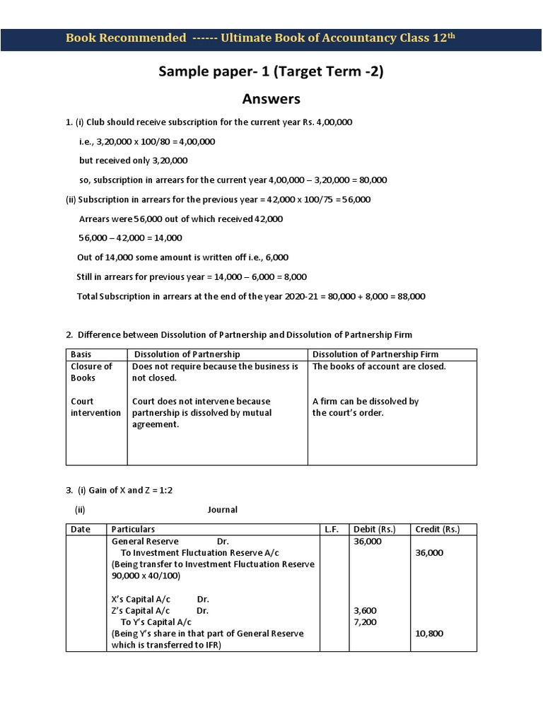Solution PDF Fixed Asset Expense