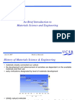 An Brief Introduction To Materials Science and Engineering