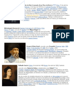 Los grandes artistas del Renacimiento italiano