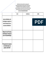 Implementación Del Dua en La Planeación Docente