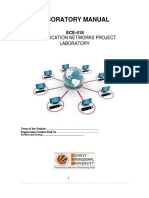 Laboratory Manual: Communication Networks Project Laboratory