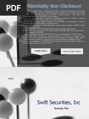 Secuities Business Plan