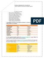 Taller#11 Linguistica Descriptiva Del Español