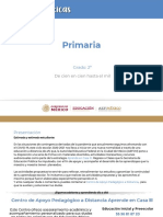 Matemáticas, de 100 en 100 Hasta 1000, 2o A.