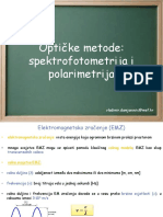 Optič - Ke Metode - Spektrofotometrija I Polarimetrija (Damjanović - )
