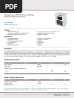 Apex Iv X5 120Tr: AC Surge Protector SPD APEX Panel 120/240 Vac Split-Phase SASD 10 Ka, UL 94-5V