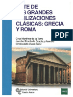 Arte de Las Grandes Civilizaciones Clasicas: Grecia V Roma