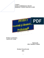 Proiect Dentologie PDF