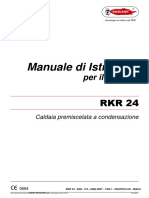 Manuale Uso Caldaia Radiant RKR 24