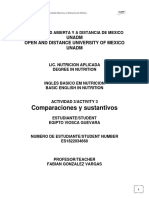 Comparaciones y Sustantivos: Unadm Open and Distance University of Mexico Unadm