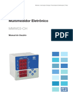 WEG Multimedidor MMW03 CH Manual Do Usuario 10006647116 Pt