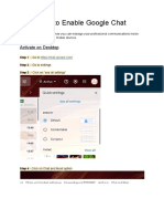 How To Enable Google Chat
