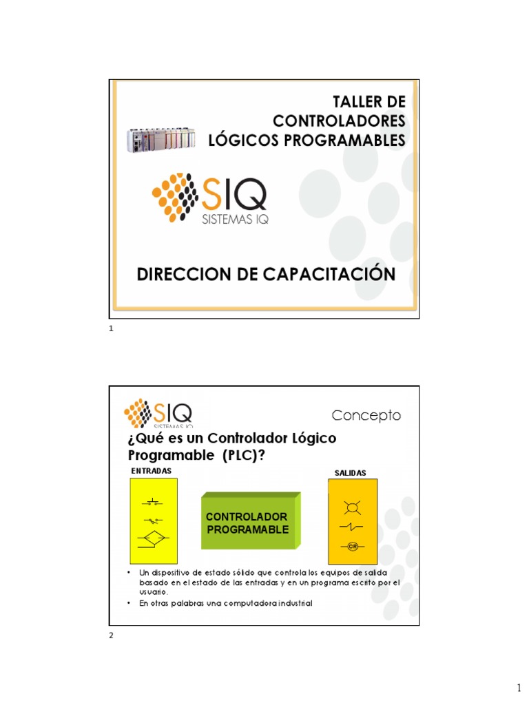 Taller Plc Básico Imprimir Pdf Unidad Central De Procesamiento