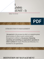 Introduction to Management Functions and Theories