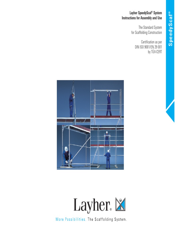 The Standard System For Scaffolding Construction Certification As Per