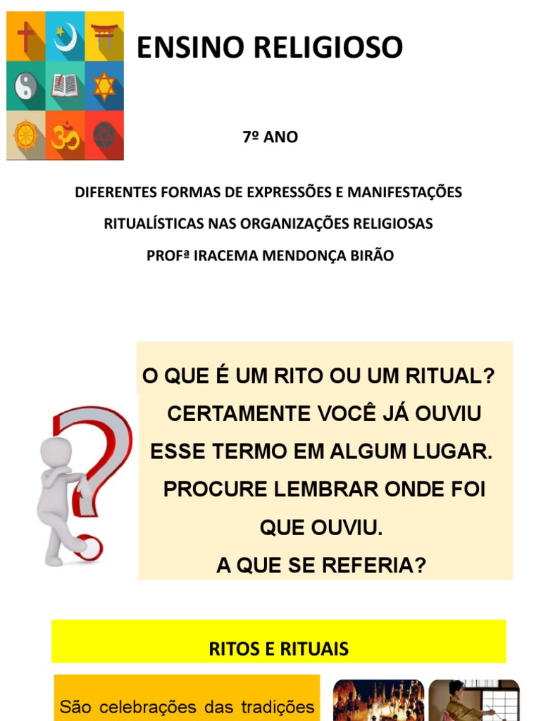 Ritos e Manifestações Religiosas | PDF | Rituais | Batismo