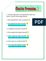 Reflexive Pronouns