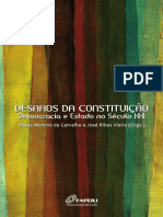 Desafios Da Constituicao Democracia e Es