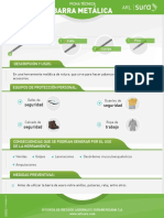 Barra metálica de rotura: ficha técnica y medidas de seguridad