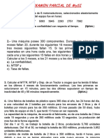 2do. Examen Parcial de Mysi: 1.-Se Ha Obtenido Datos de 8 Motorreductores, Seleccionados Aleatoriamente