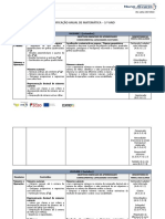 Planificação Anual de Matemática - 3 º Ano