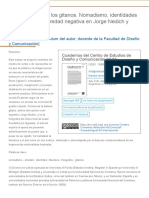 Bronce y Sueños, Los Gitanos. Nomadismo, Identidades Por Exclusión y Otredad Negativa en Jorge Nedich y Josef Koudelka