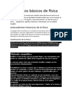 Conceptos Básicos de Física Bloque 1