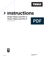 Instructions: Thule Tepui Low-Pro 2 Thule Tepui Low-Pro 3