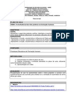 Plano de Aula: A Interferência Dos Três Poderes Na Formação Humana