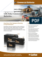Commercial Batteries: Keep Your Heavy-Duty Equipment Operating With Deka Commercial Batteries