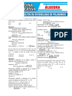 Ejercicios Resueltos de Divisibilidad de Polinomios Pagina Educativa