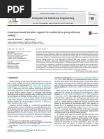 Consensus-Based Decision Support For Multicriteria Group Decision