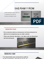 Exposición Memoria RAM y ROM