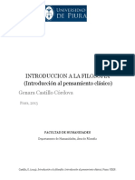 Introducción al pensamiento clásico griego y cristiano