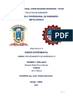 Laboratorio 6 - Procesamiento de Minerales III