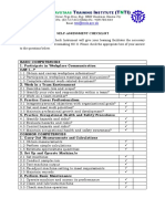 1-Self-Assessment Checklist JESTRE-SUPERVISE