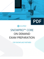 SnowPro Core Exam Preparation