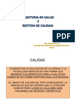 Auditoria en Salud y Gestion de Calidad