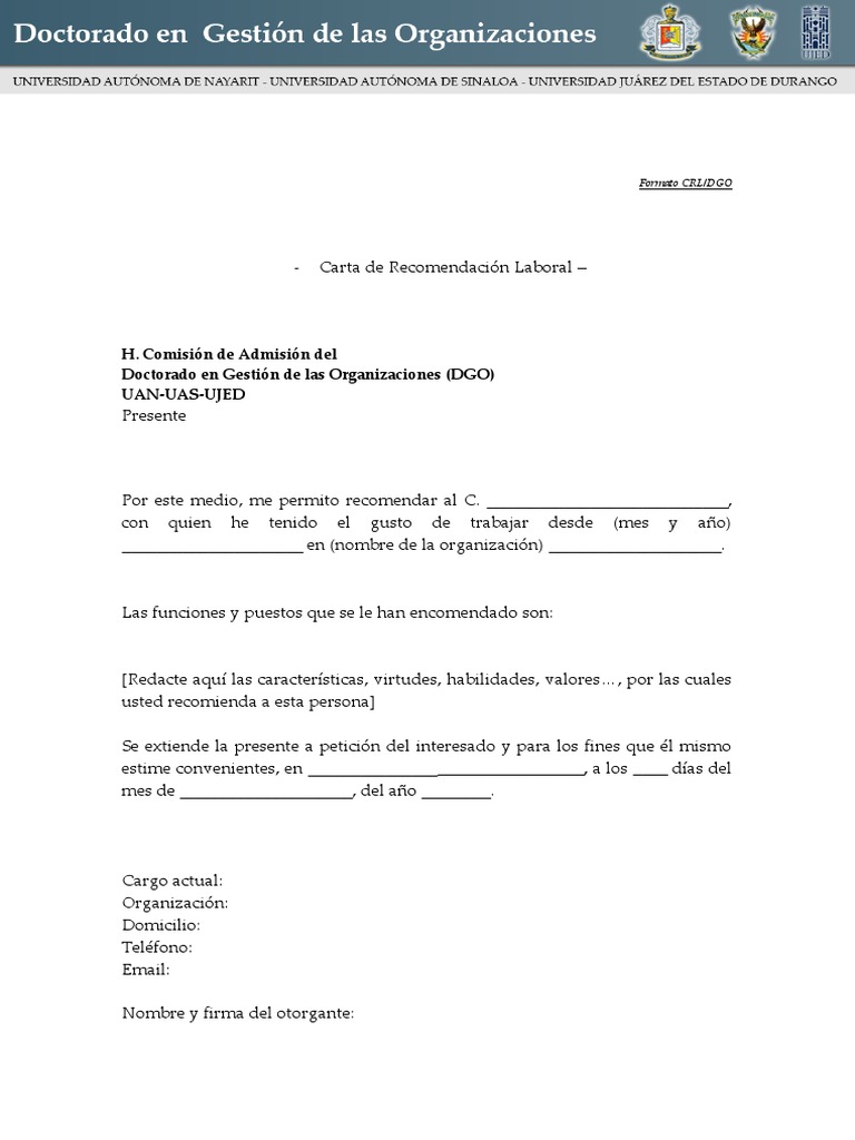 Carta Laboral | PDF