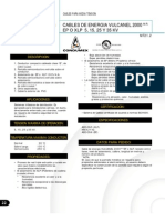 Cables Vulcanel MR2000 EPo XLP51525 y 35 KV