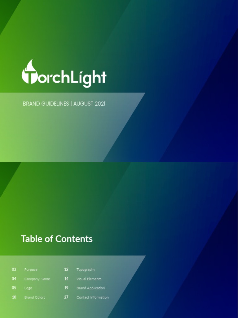 TorchLight Brand Guidelines 2021 | PDF | Typography | Logos
