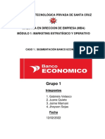 Grupo1 - Caso 1 Segmentación Banco Economico